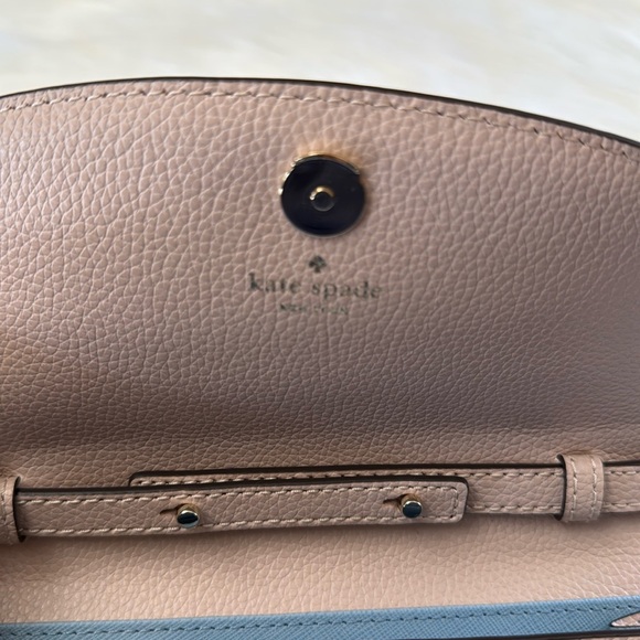 Kate Spade New York Eva Embroidered Wallet On A Change Clutch Crossbody Purse - Picture 13 of 16